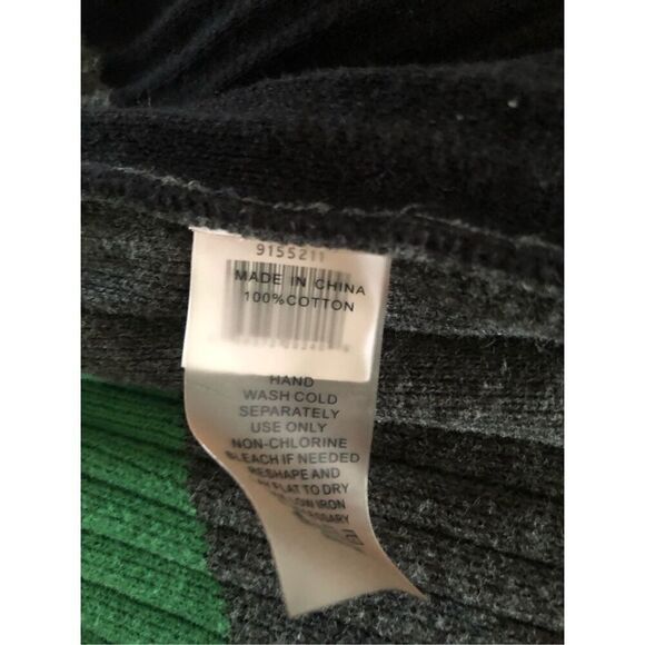 Vince Camuto Colorblock Wrap/Poncho Rib knit Size XS/S - Picture 11 of 11